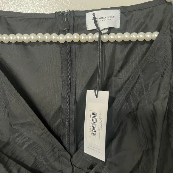 WHO WHAT WEAR COLLECTION Alex Shirred Minidress - L - Picture 5 of 7